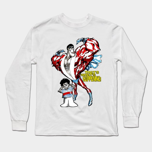 "That's what's happening!" Long Sleeve T-Shirt by GeoffreyGwin